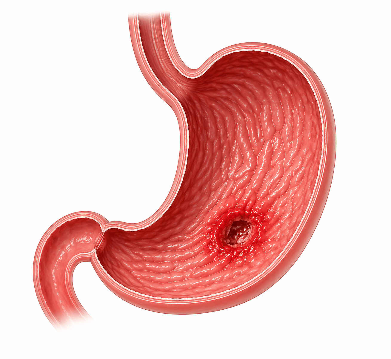 Mədə xorası, əlamətləri və səbəbləri