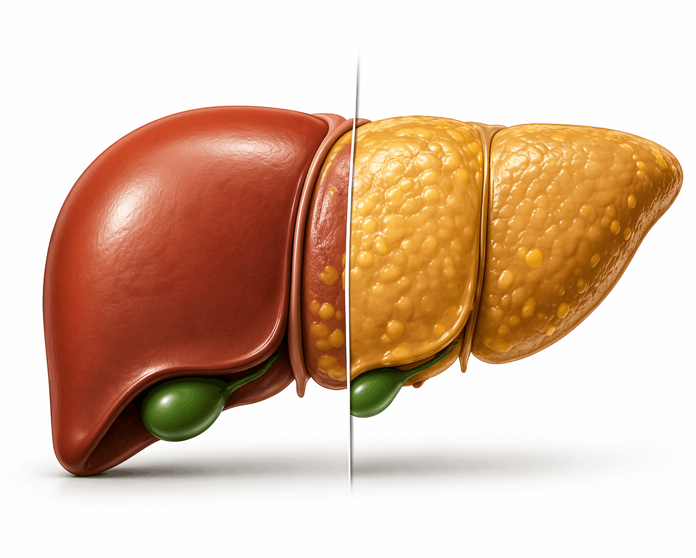 Hepatosteatoz, əlamətləri və səbəbləri